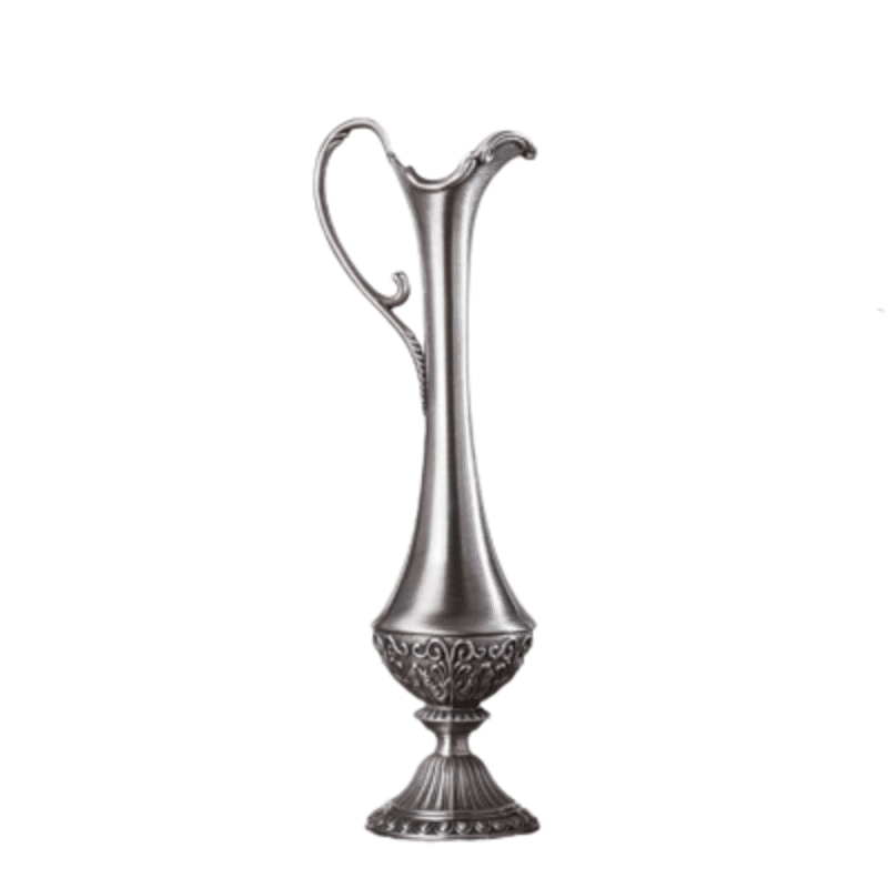 Antique small metal vase