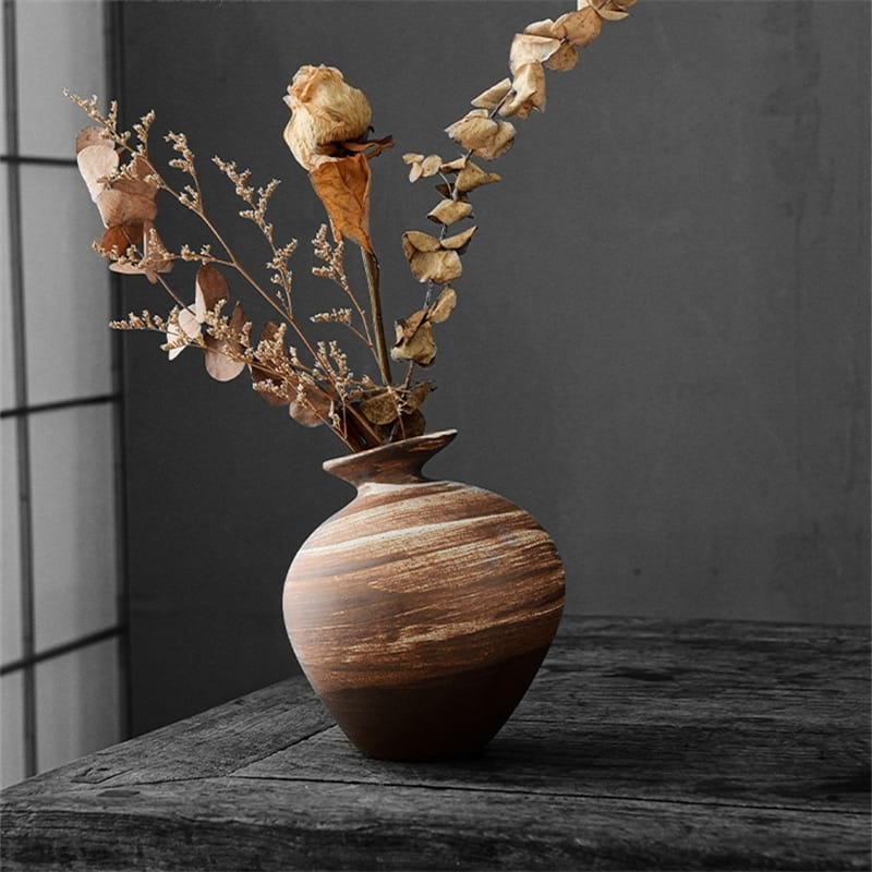 Japanese porcelain ball vase