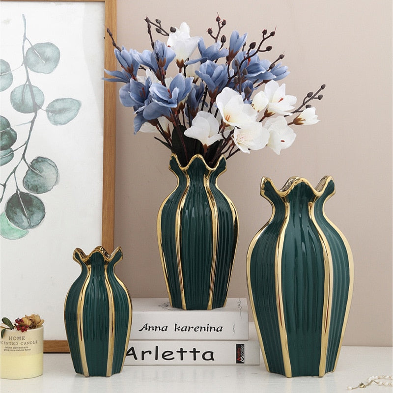 Large luxury ceramic vase