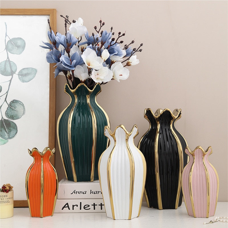 Large luxury ceramic vase