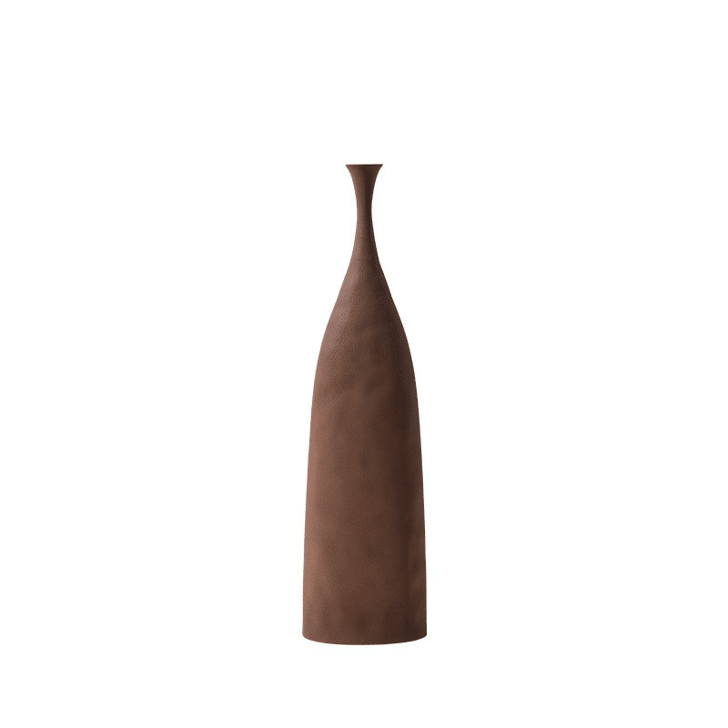 Large modern bottle floor vase