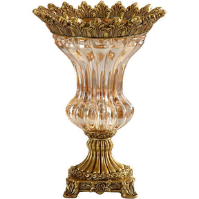Medici glass vase with gilding