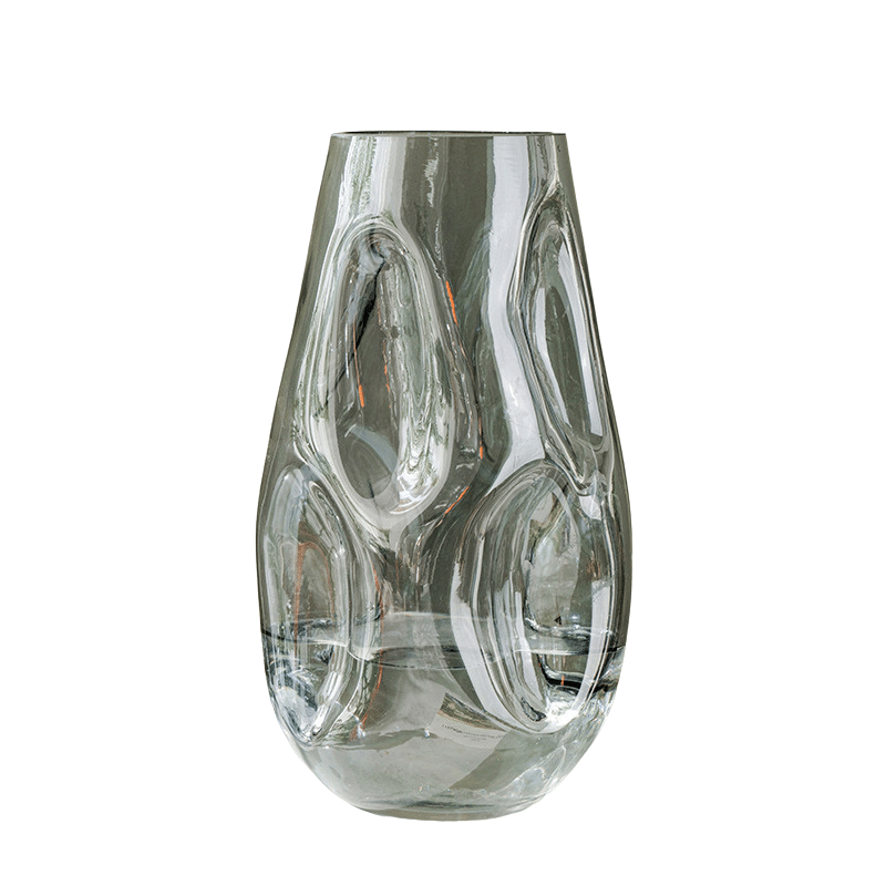 Murano irregular glass vase