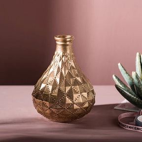Nordic style golden vase