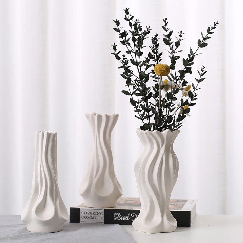 Original Nordic white vase
