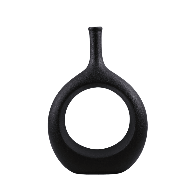 Original donut-shaped vase