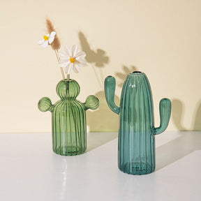 Original transparent cactus vase