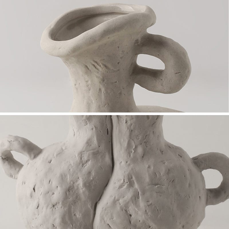 Raw Greek terracotta vase