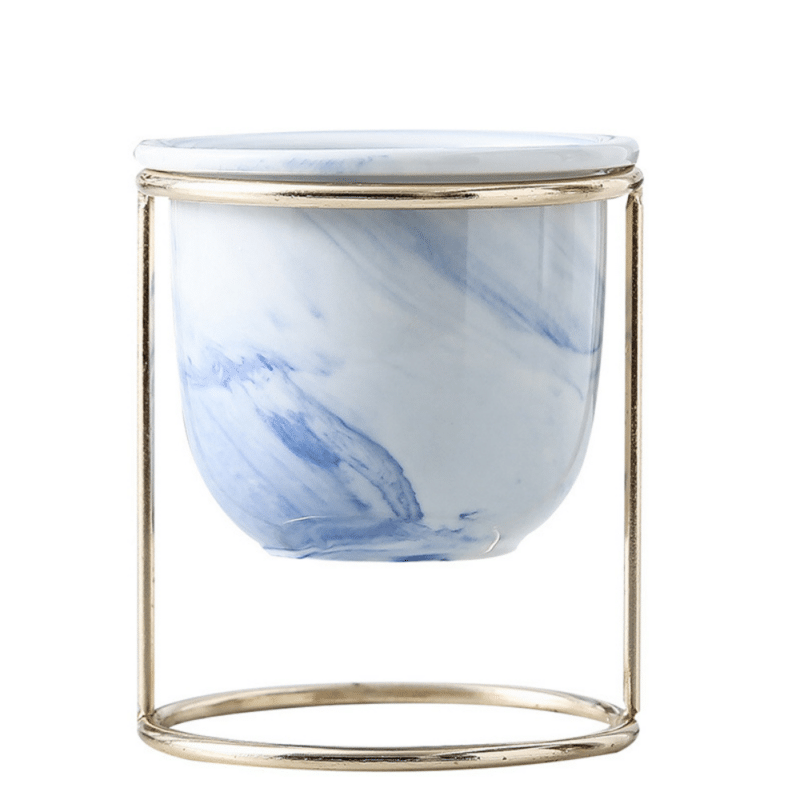 Small marble-style standing vase