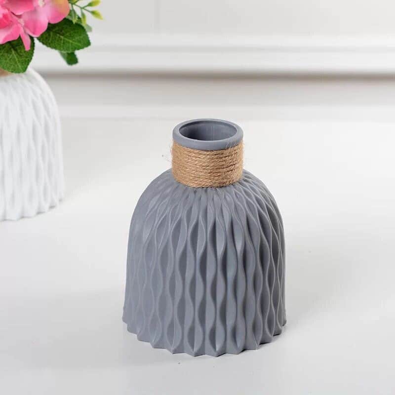 Small origami style outdoor vase