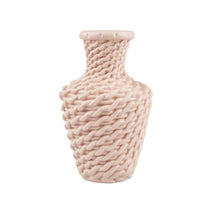 Small rattan style outdoor vase