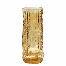 Tubular Murano vase in irregular glass