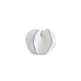 White ceramic vase in star fruit
