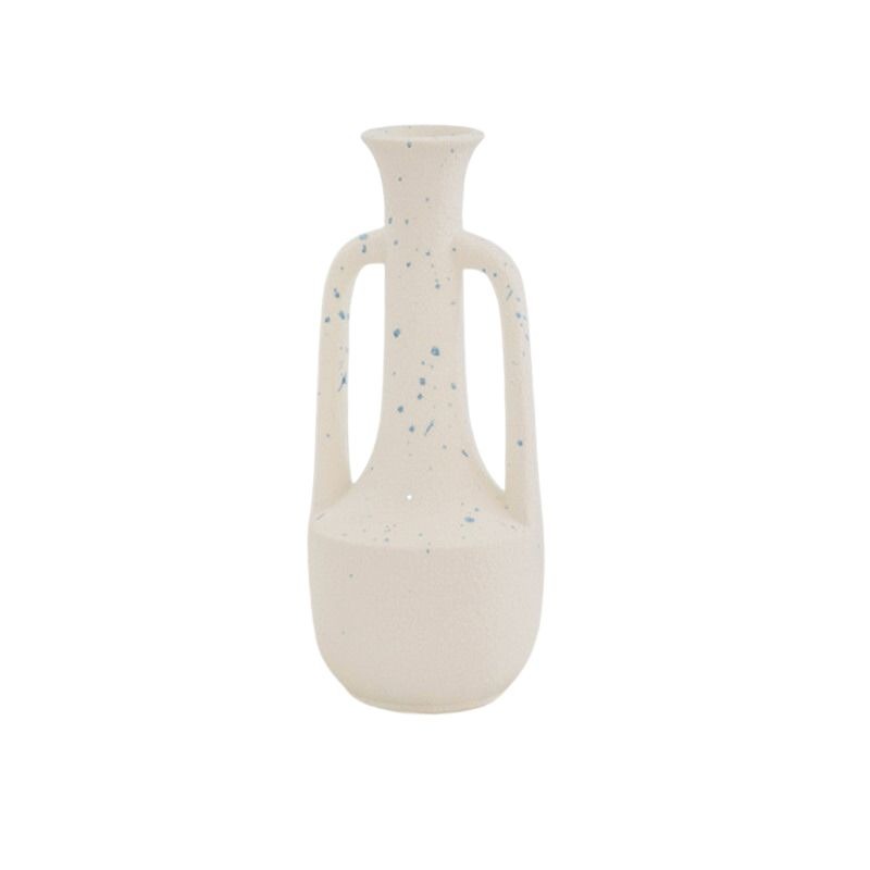 White Greek vase in jar with handles