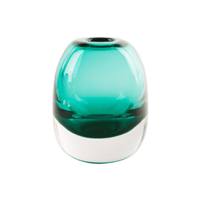 Round art deco vase in colored glass7