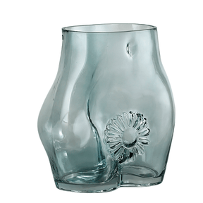 Female buttock vase in transparent glass7