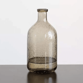 Bubble Bottle Glass Vase